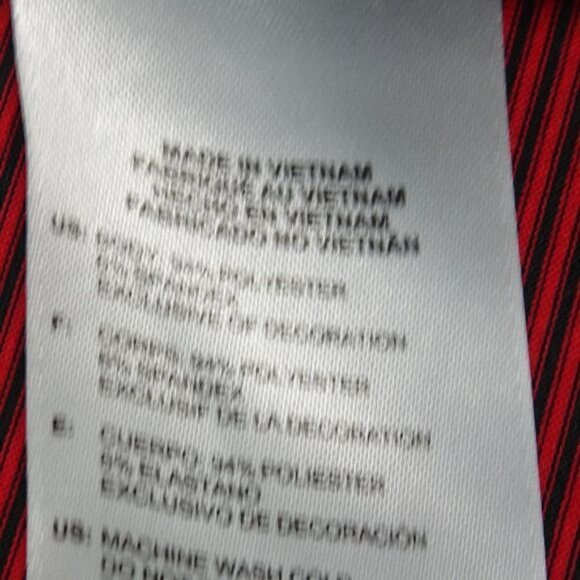 Adidas Climalite Red/Black Polo Shirt 2XL EUC - Picture 5 of 6